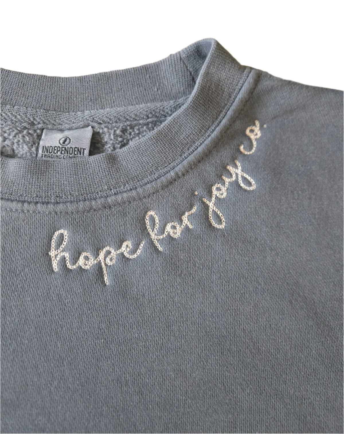Hope For Joy Sweatshirt Slate Blue