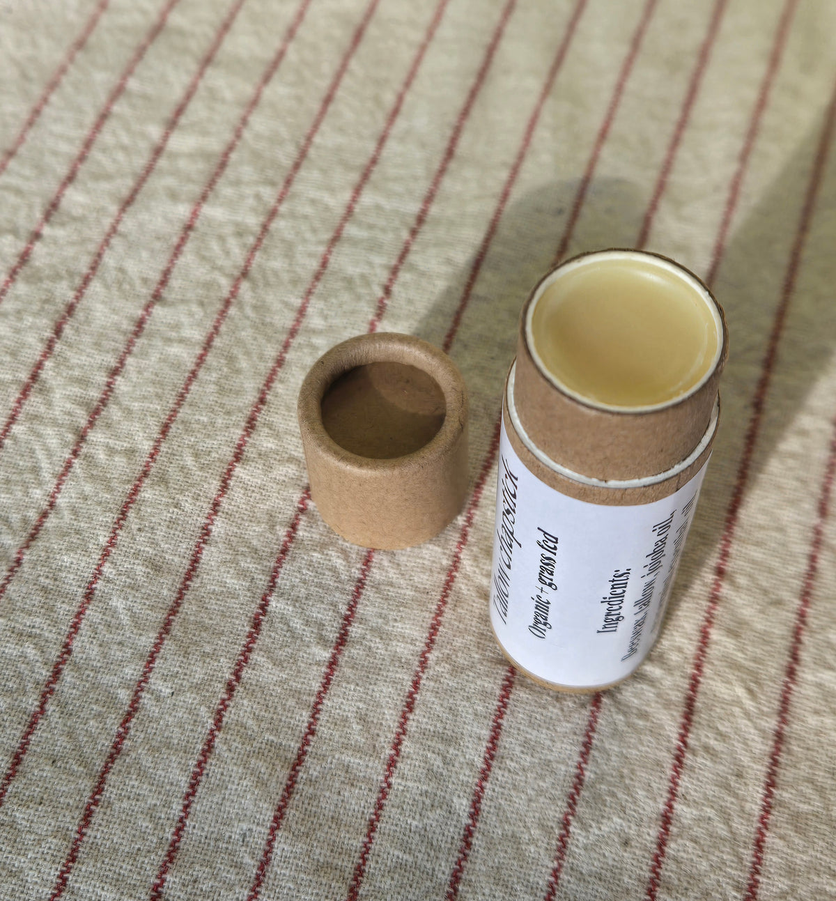 Tallow chapstick