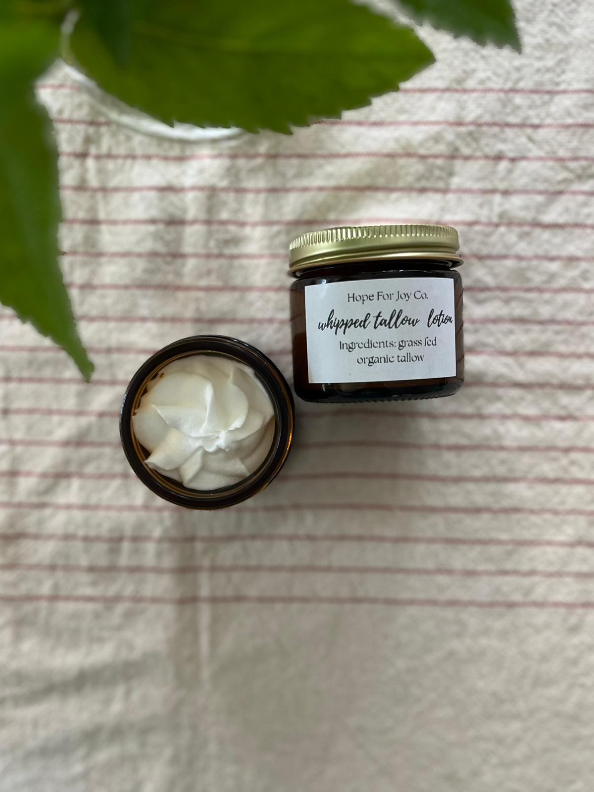 Tallow lotion