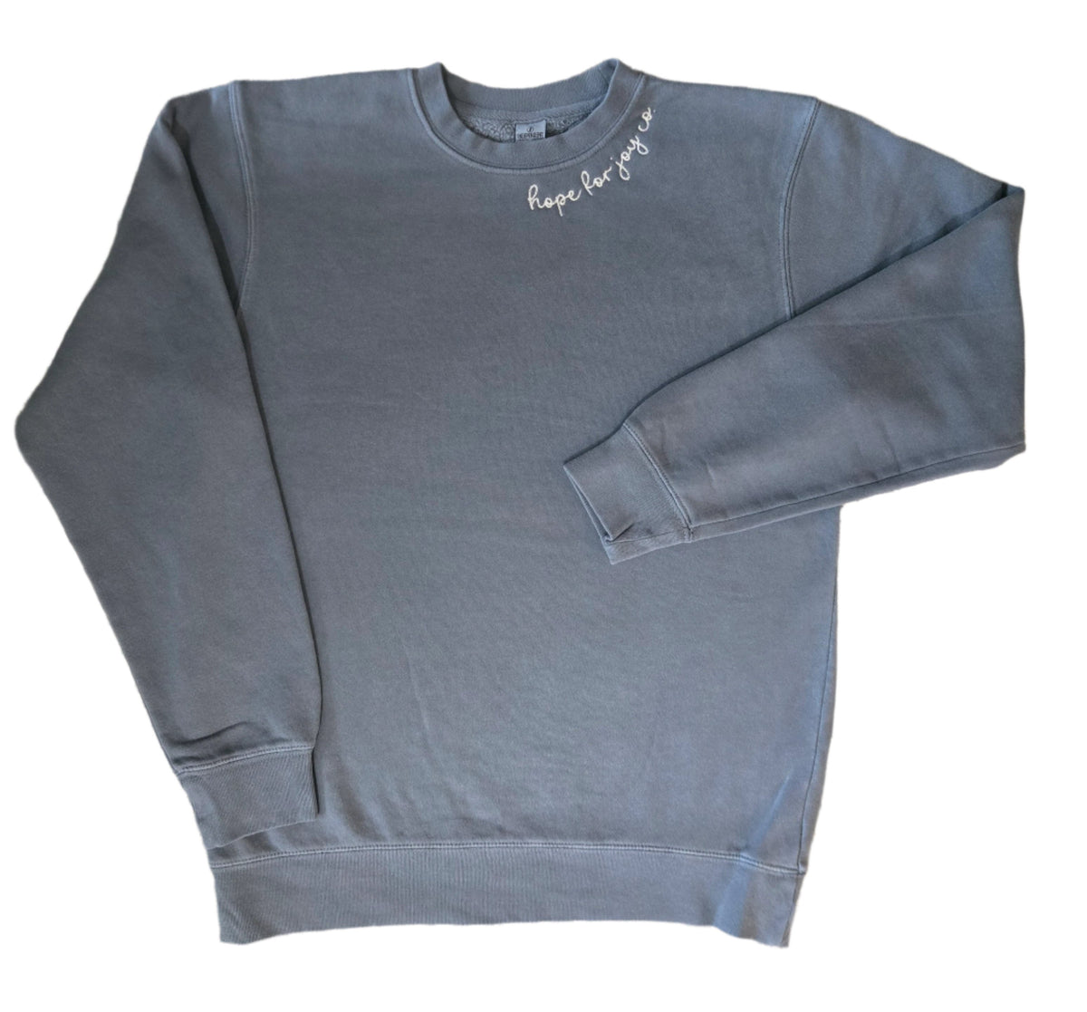Hope For Joy Sweatshirt Slate Blue