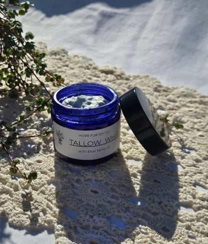Grass-Fed Blue Tansy Tallow Whip / Handmade