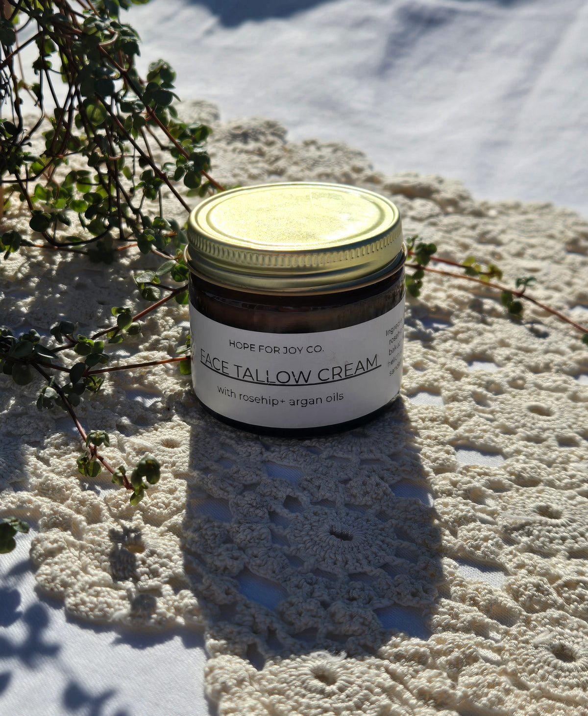Grass-Fed Tallow Face Cream / Handmade