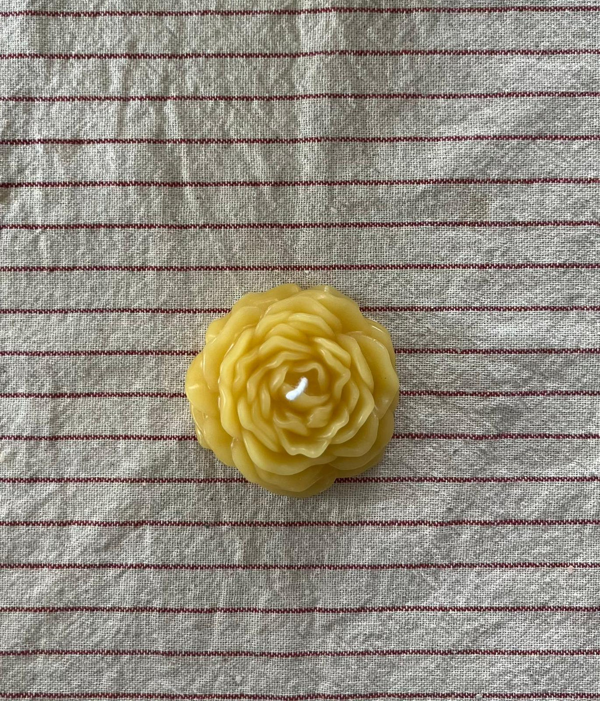 Gardenia mini beeswax candle
