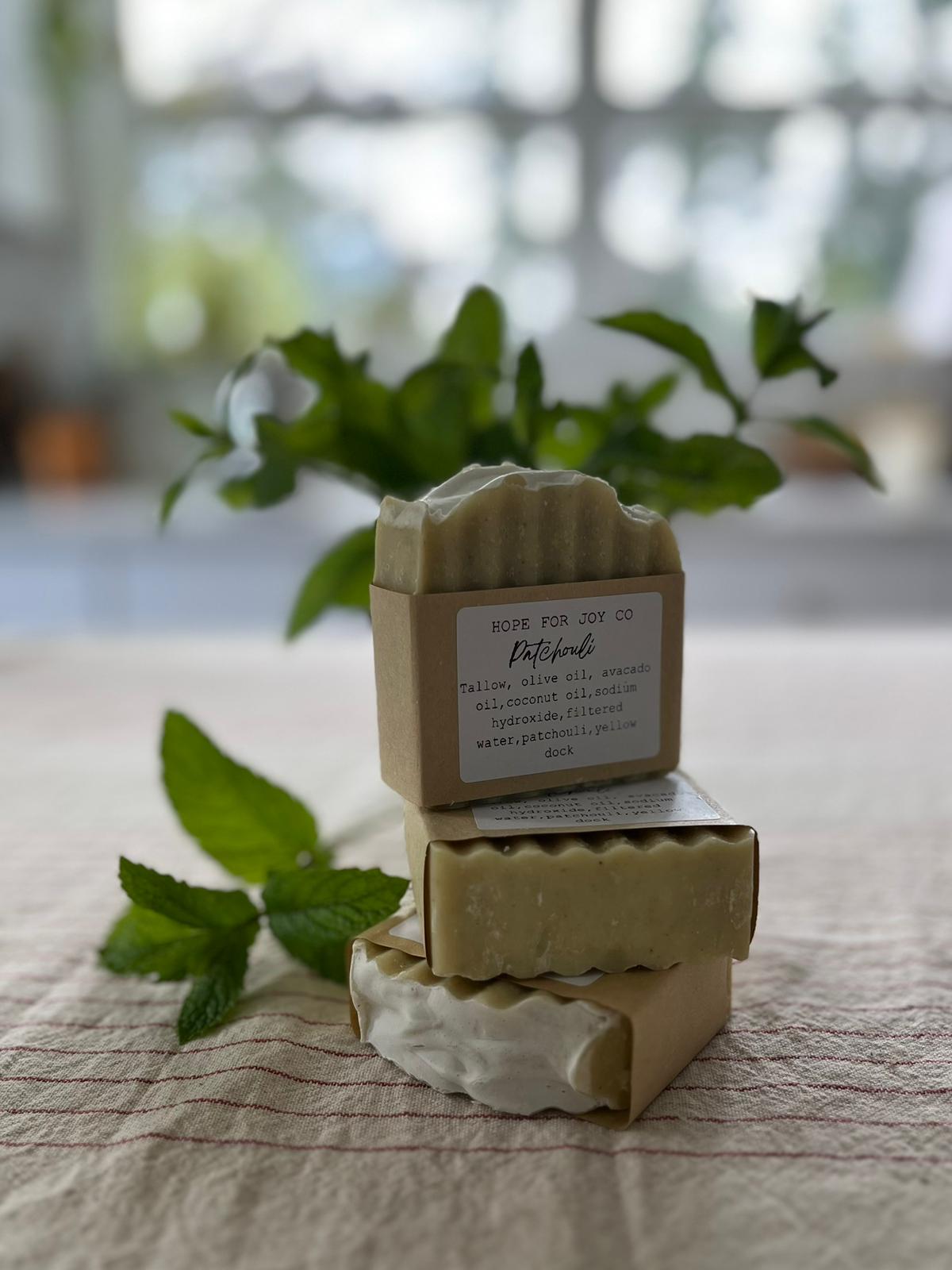Patchouli tallow soap