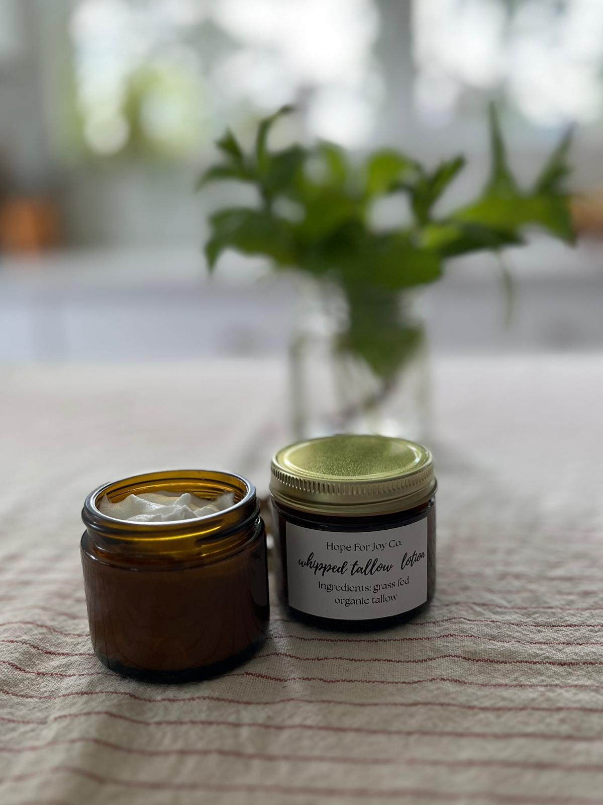 Tallow lotion